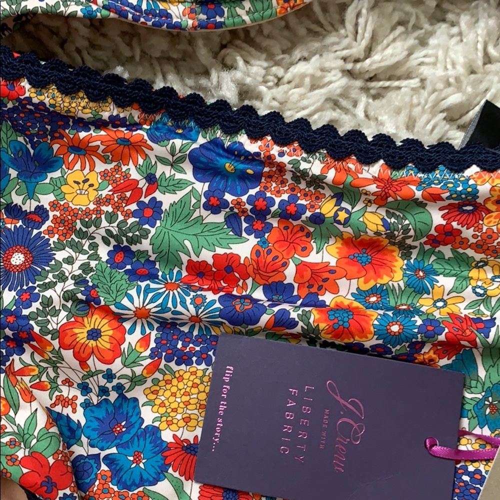 J. Crew Multicolor Floral Bikini Set - Picture 2 of 3